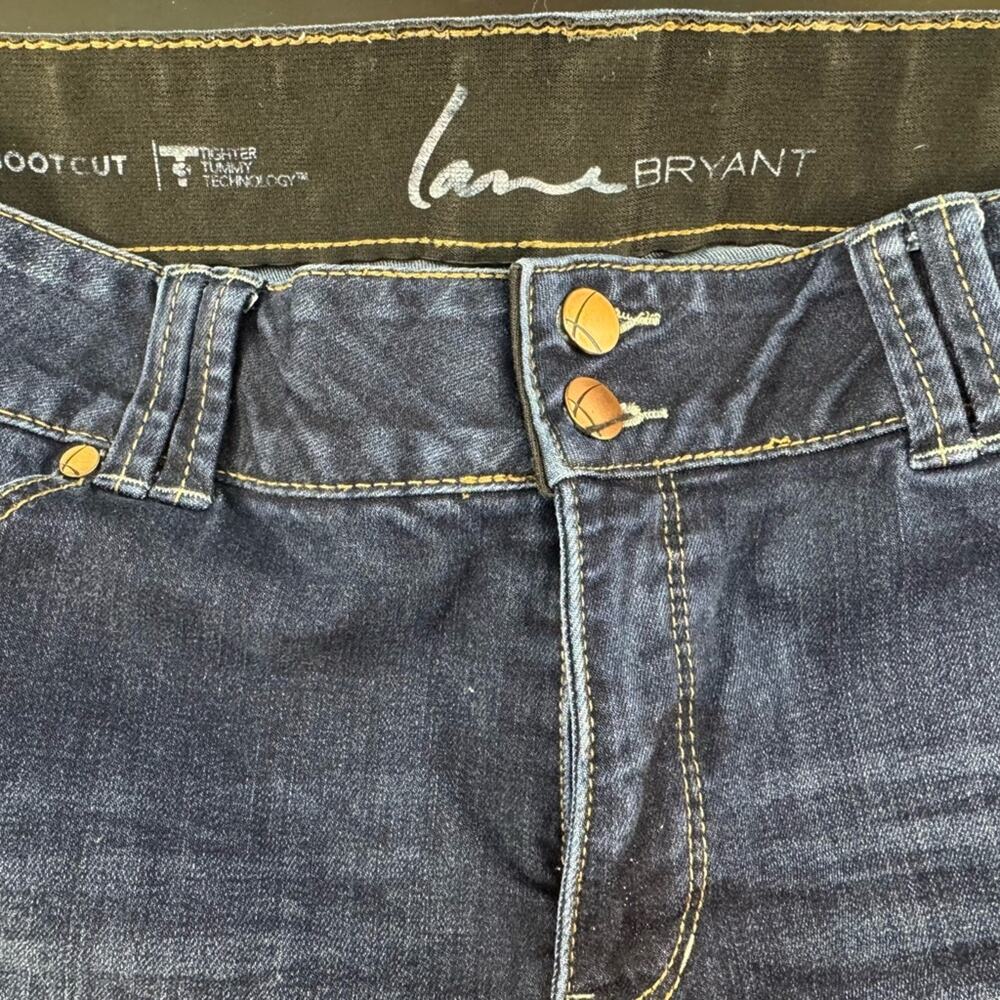 LANE Bryant tighter tummy fit-high rise boot 14 Tall